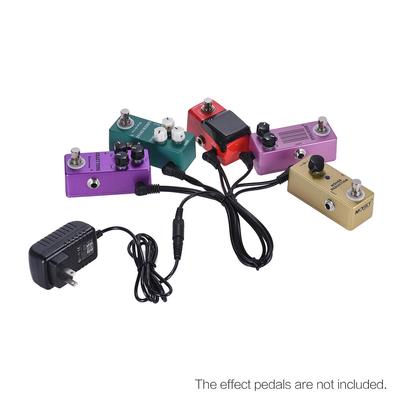 Gitarreneffekt-Netzteil, 9 V DC, 1000 mA, 5-Wege-Daisy-Chain-Kabel