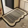 Irregular Shape Non-Slip Entryway Carpet – Wear-Resistant, Dustproof Floor Mat for Living Room Entrance.