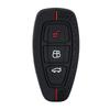New Car Key Pack for Ford ST Fiesta Focus Mondeo Ecosport Kuga Edge Escape Metallic Silicone Car Key Fob Case Accessories