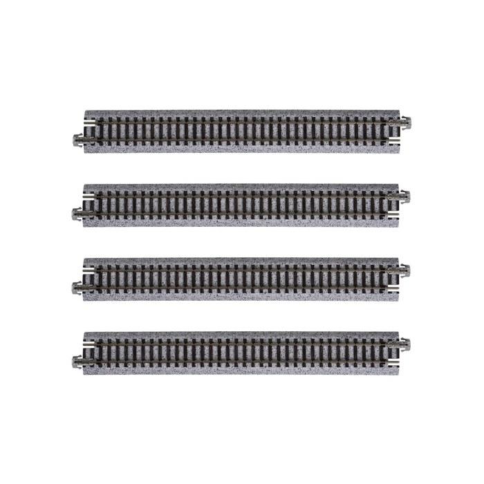 KATO N Gauge Straight Track 186mm 4-Pack 20-010 Railway Model Supplies Multicolor 25.4 x 2.54 x 1.27 cm