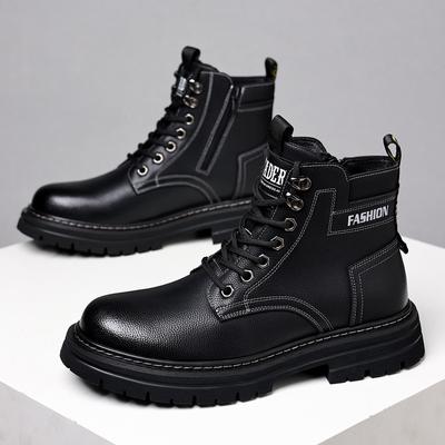 Martin Stiefel 2025 Winter neue Schneestiefel Herren Samt warm Nordost Baumwollschuhe trendige Schuhe