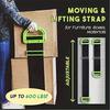 Furniture Moving Straps Adjustable Moving Wrist Forearm Forklift Lifting Strap Heavy things Transport Mover Straps Easy Convey