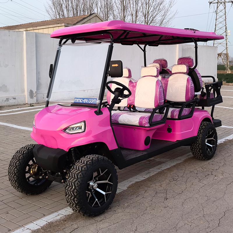 Electric 6-Seater Off-Road Golf Cart for Tours, Sightseeing, and Hotel Patrols