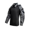Leichtes Langarm-Taktikhemd für Herren, Atmungsaktiv, Strapazierfähig, Camouflage, Trainings-Top für Outdoor-Aktivitäten