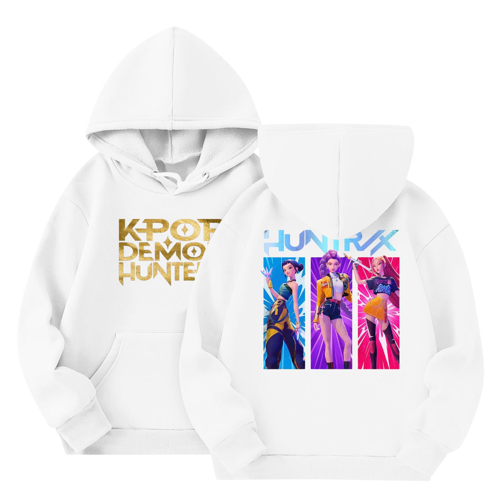 

Детская мода Легкий пуловер с длинным рукавом с карманами Толстовка с принтом 160 белый