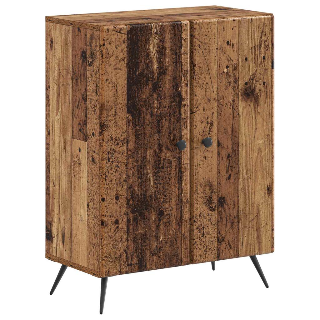 Bathroom Storage Cabinet BREDA Reclaimed Wood 59.5 X 31 X 80 Cm