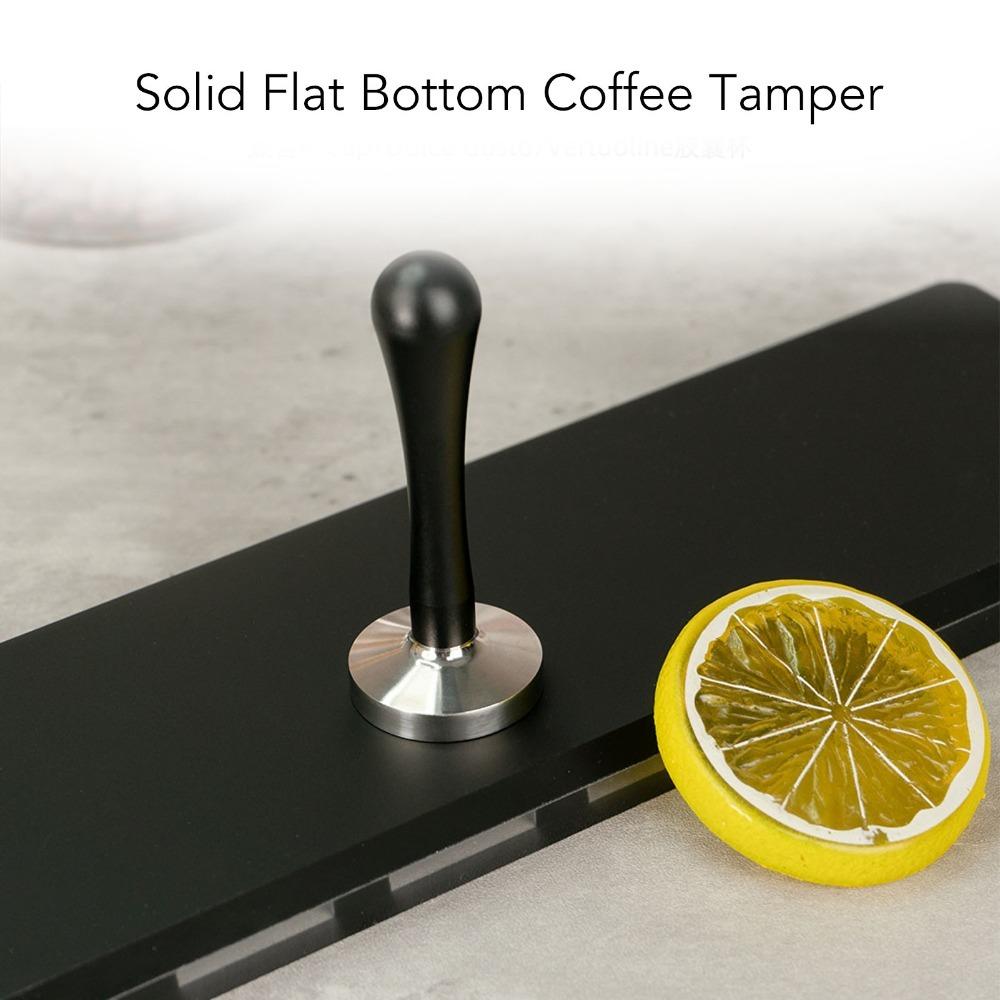 Stainless Steel Stainless Steel Coffee Tamper Solid Flat Base Coffee Tamping Tool For Home