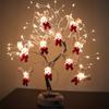 10 LEDs 5.4ft Christmas Snowman String Lights Waterproof Light Up String Lights Short Plush Lights for Christmas Decorations Christms Tree Light