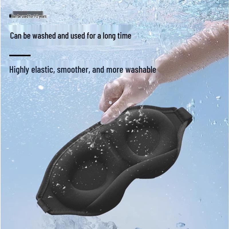 Nasal Wing Memory Foam Blackout Eye Mask for Sleep and Eye Fatigue Relief