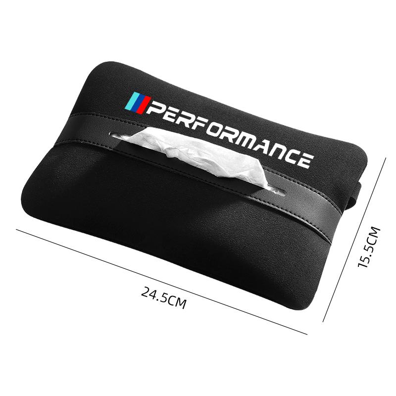 Car Seat Back Hanging Tissue Box Paper Holder for BMW M2 M3 M4 M5 M6 E46 Performance X1 X3 X5 E90 E60 F10 F30