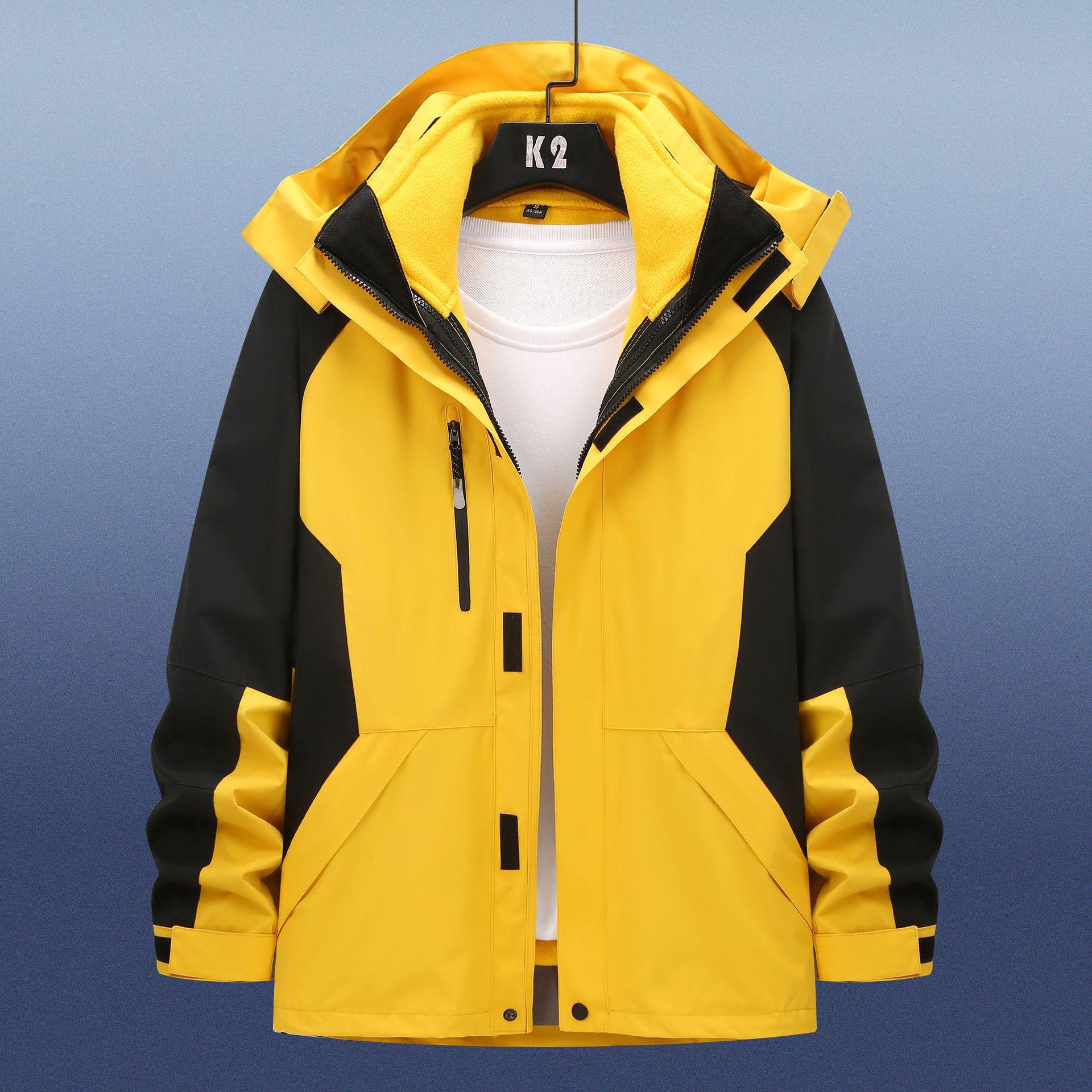 Теплая и функциональная мужская зимняя куртка 3-в-1 со съемной флисовой подкладкой — фото 5