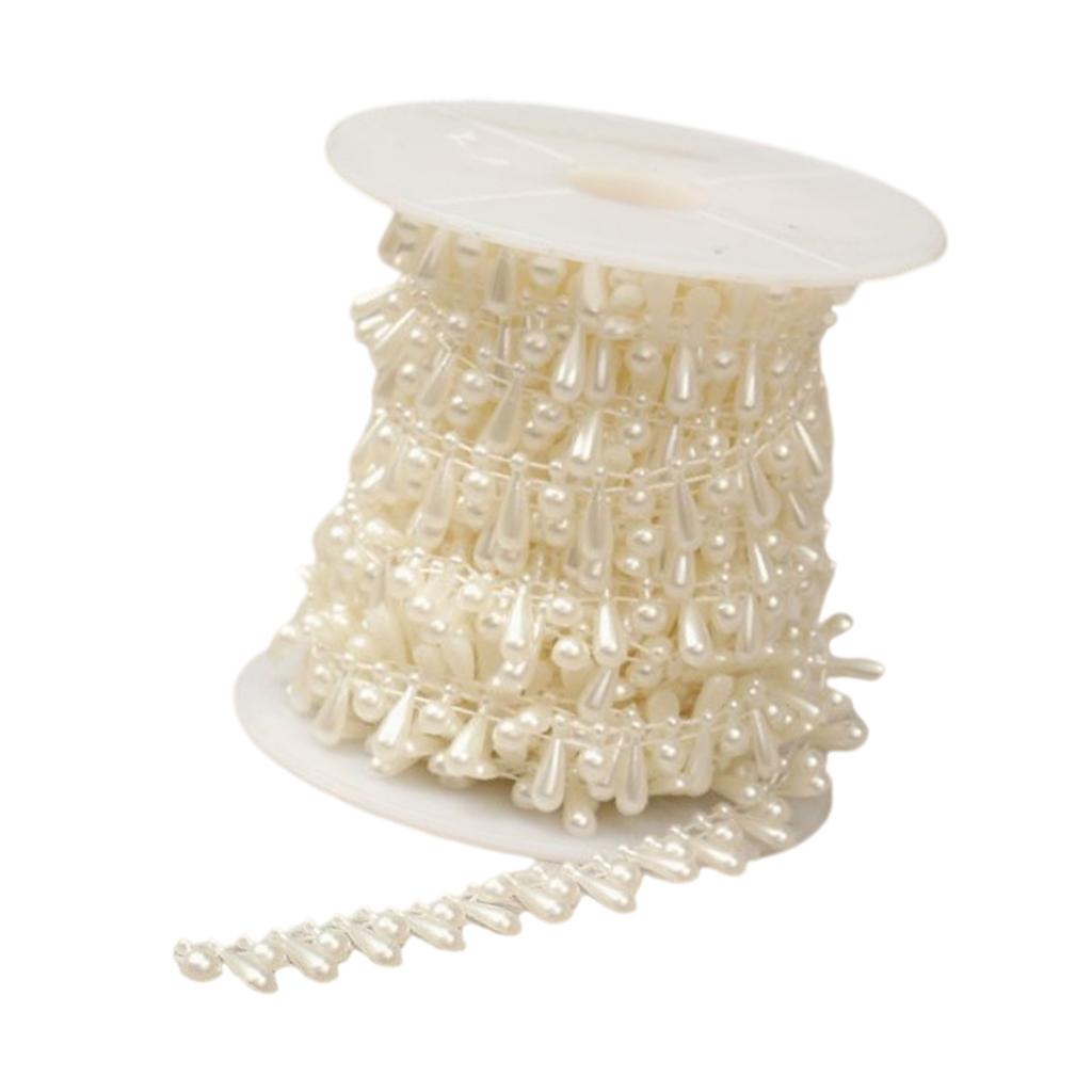 Pearlescent Pearls Garland for Celebrations and Handmade Accessories with High Gloss Finish DIY Pearls