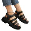 Large size casual platform sandals women's 2025 new versatile comfortable open-toed beach shoes sandals