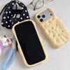 Cartoon Embossed Bread Bear Head Phone Case for iPhone 14/13/12/PRO Max