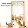 Interactive Electric Cat Toy with Hanging Teaser Stick and Elastic Rope