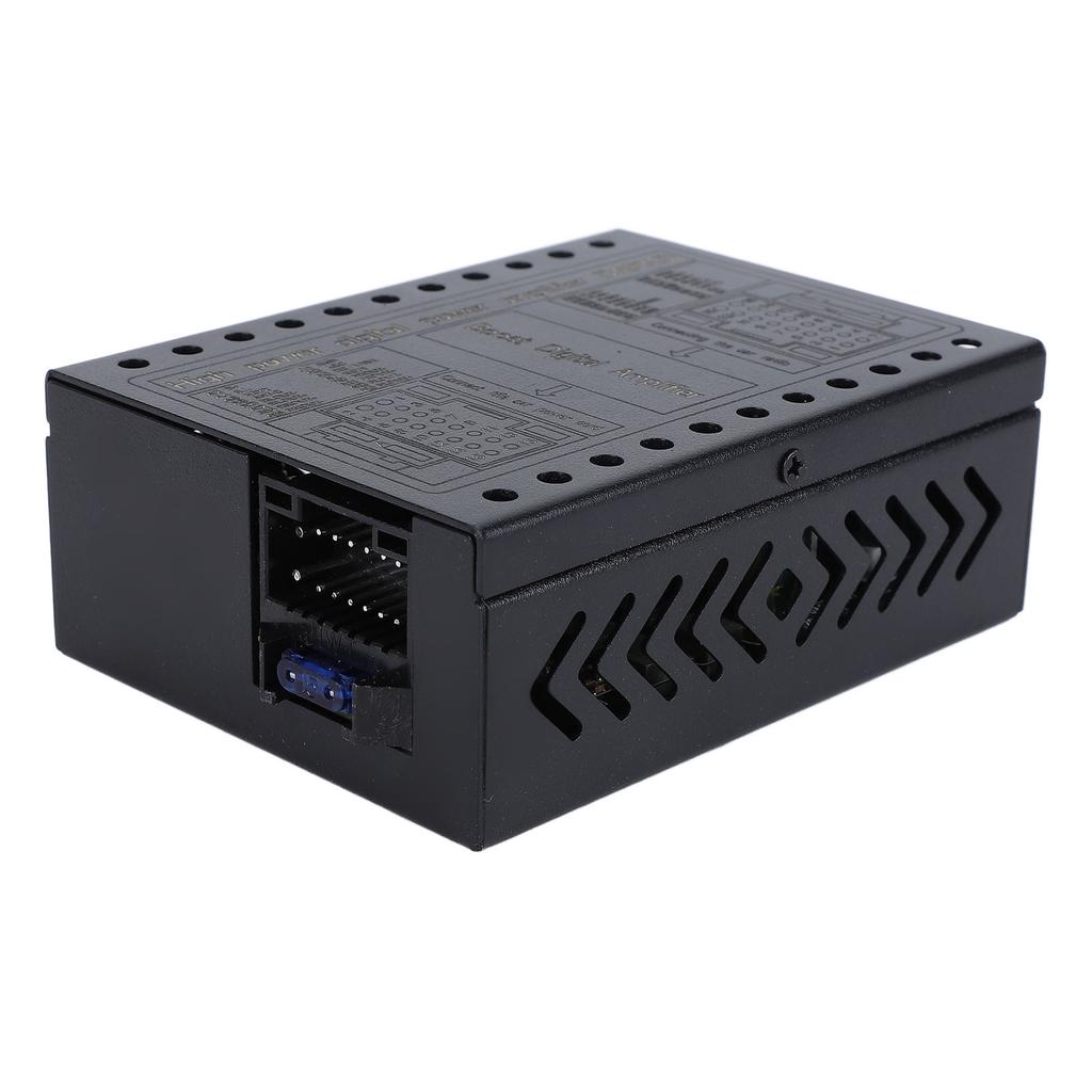 DC12V Car Amplifier 2 4 Ohm Stable Class AB Car DSP Amplifier Box for Car Sound Systems Matte Black