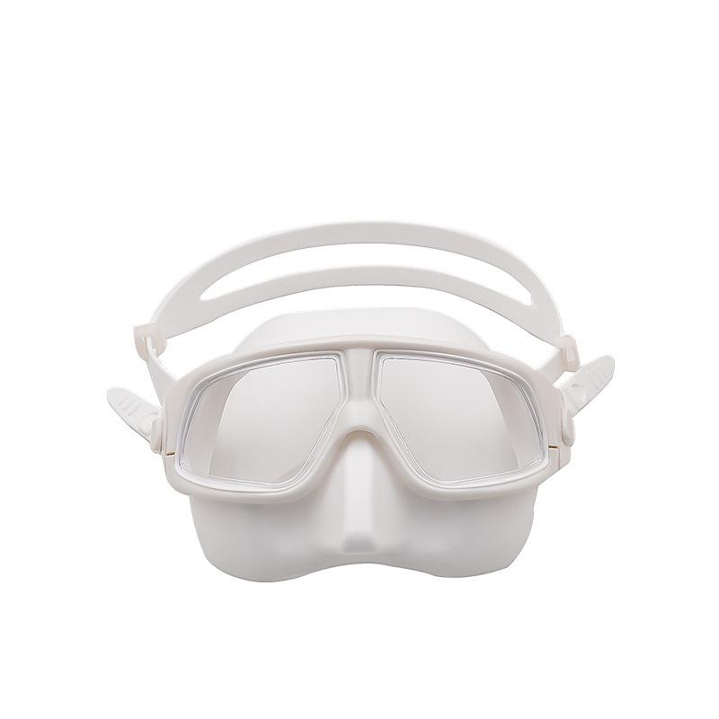 New adult waterproof anti-fog diving mask, dual-use snorkeling and swimming goggles, free-diving goggles