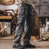 Men's Lyocell Tencel Retro Washed Loose Straight Cargo Pants