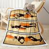 African Style Blanket Warmthful Decor Perfect for Sofa Bed Bedding All-Season Use Playful Design Gifts For Family Or Friends