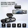 1080P Full HD Dual Dash Cam - Wide Angle Front and Inside Recording, 3.16" LCD Display, 170° View, Night Vision, 24H Parking Monitor, G-Sensor
