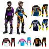 Men Women Off-Road Motorcycle Cycling Jersey Set Quick Dry Long Sleeve Trail Riding Gear Mountain Bike Outdoor Sports