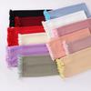 Fashion Bubble Pearl Chiffon Scarf Flower Beads Hijab Muslim Women Headscarf Turban Shawl Wrap Islam Veil Stoles Scarves Bufanda