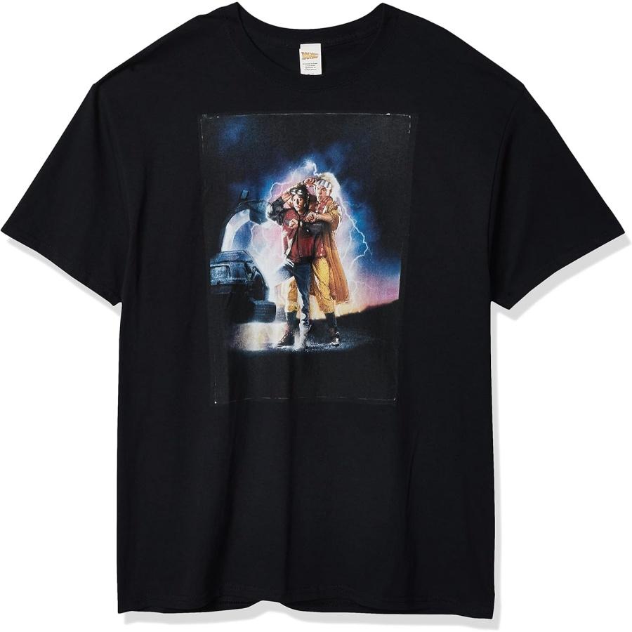 Back To The Future Men s Time Travel Cover Basic Solid Tee XXXXXL разноцветный