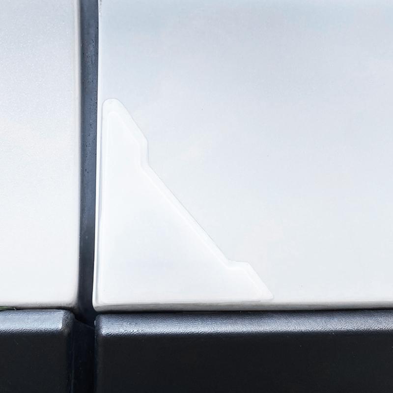 2 Pcs Silicone Auto Care Bumper Crash Door Corner Cover Anti-collision Stickers