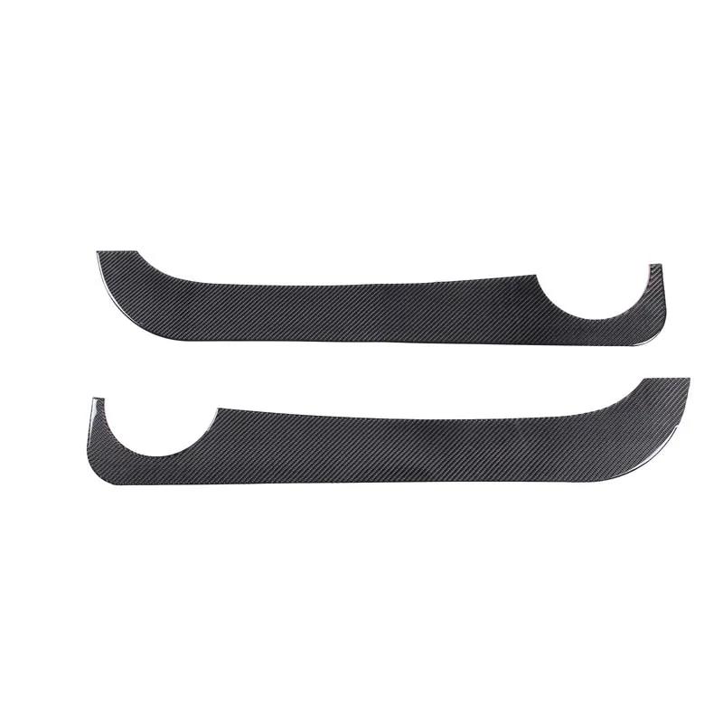 

For Fiat 500 2011-2026 Soft Carbon Fiber Car Inner Door Panel Anti-Kick Cover Sticker Trim Auto Accessories