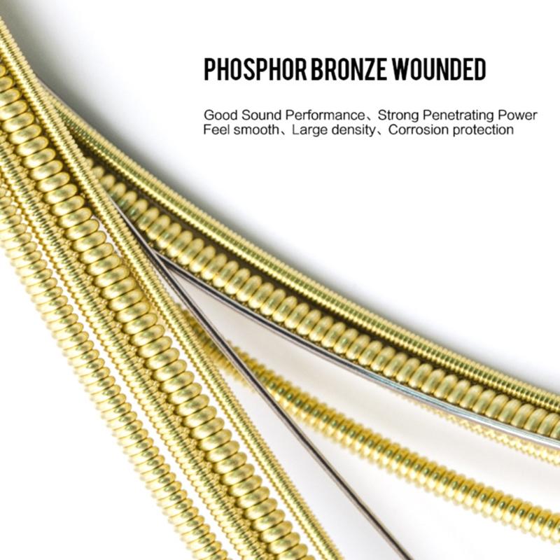 Orphee TX620 (010-047in/0.25-1.20mm) Extra Light Folk Acoustic Guitar String