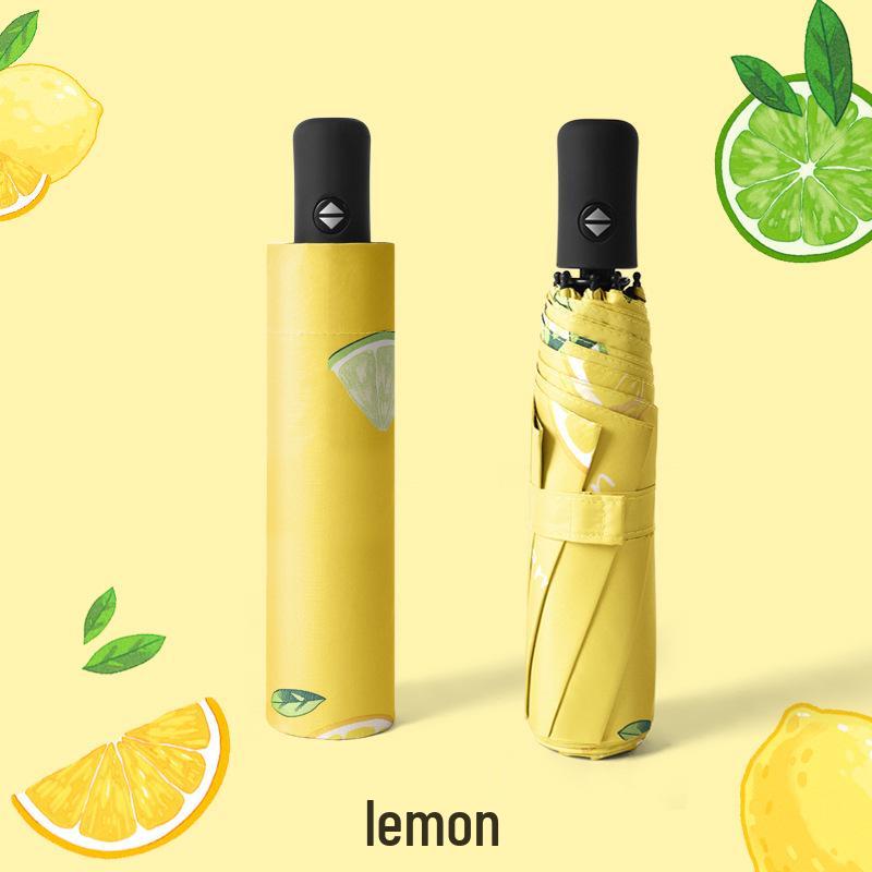 Fruit Theme Automatic Umbrella: Creative Sun & Rain Protection, Custom Logo Printing
