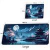 Mouse Pad Sakura Moon Nou HD Mare pentru Computer Birou Joc Masă Covorașe XXL Cauciuc Anti-alunecare Tastatură Gaming Mousepad-uri Paduri Lungi pentru Birou