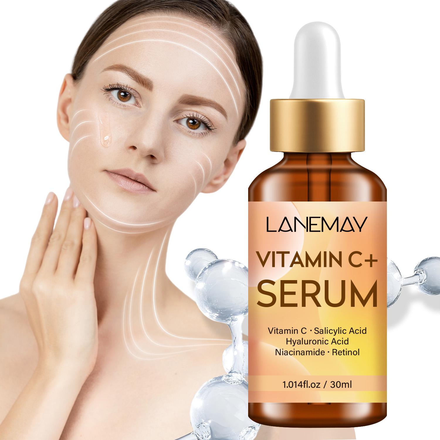 

VITAMIN C SERUM-Hydration & Moisture Lock-Smooth & Refine, Boost Skin Elasticity-Suitable For All Skin Types, 30ml