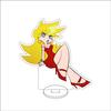 10CM Anime Panty  Stocking with Garterbelt Figure Stand Model Panty Anarchy/Stocking Anarchy Cute Desk Decor Standing Sign Gifts