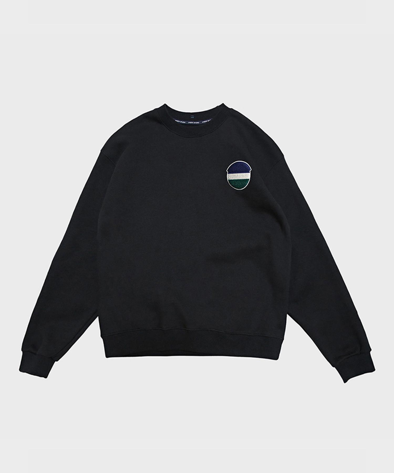 Свитшот с вышивкой от Pep Studio (черный) Black/L