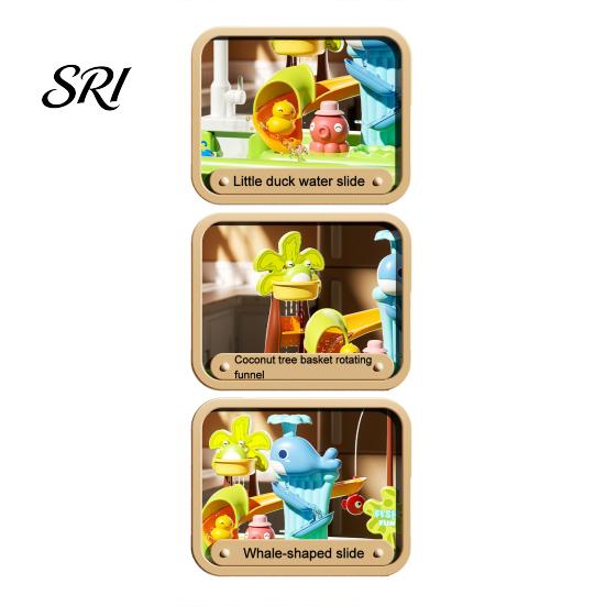 Boys Girls Water Toy Toddlers Sand And Table Toy, with Faucet, Play Food Accessories, Fishing Kitchen Sink Electric Pump for Boys, Activity