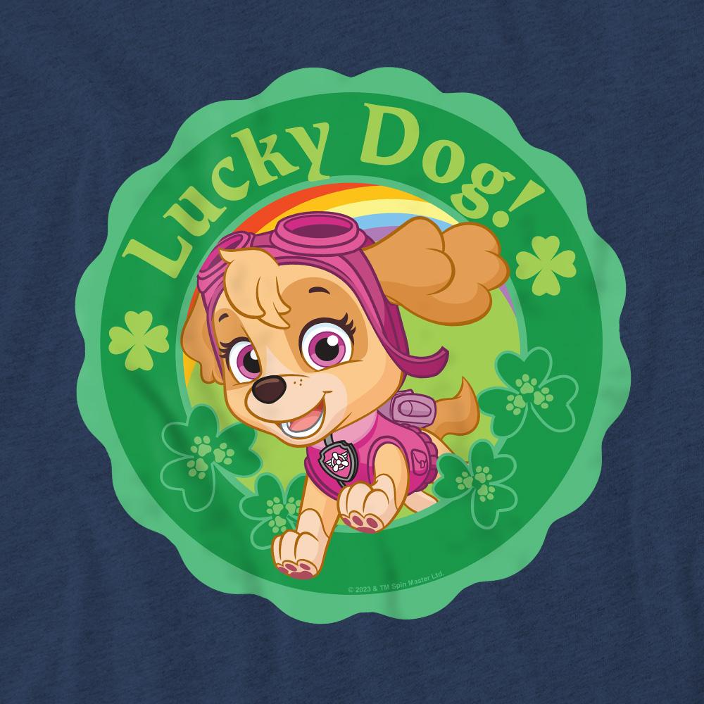 Paw Patrol Unisex Adult Lucky Dog St Patricks Day T-Shirt