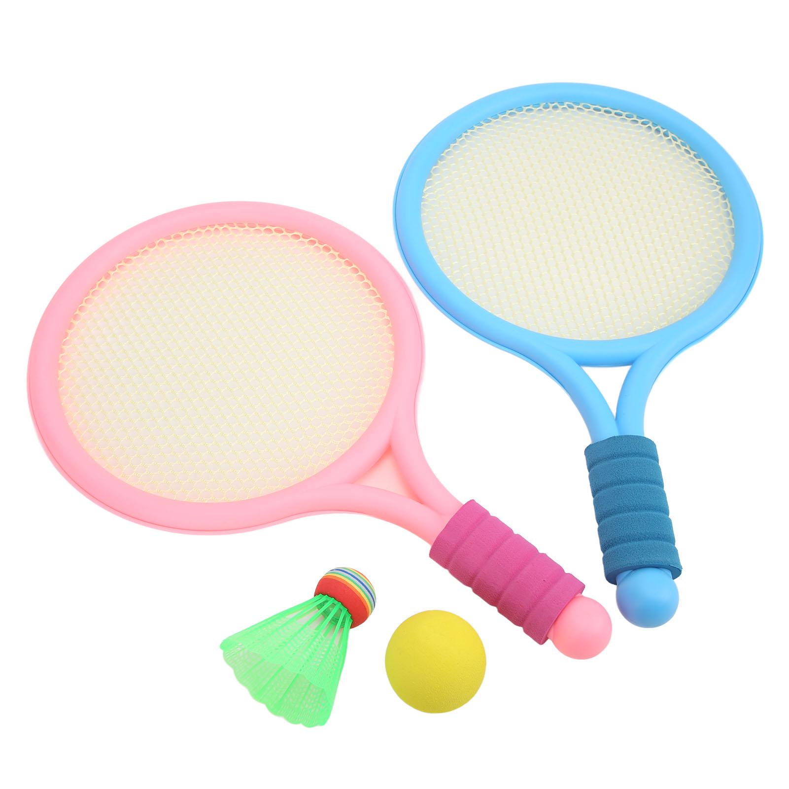 

1 пара детских ракеток для бадминтона, теннисных ракеток, детских ракеток для балансировки, симпатичных детских ракеток с