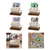 Rotary Perpetual Desk Calendar Gift Reusable School Bedroom Panda Decorative