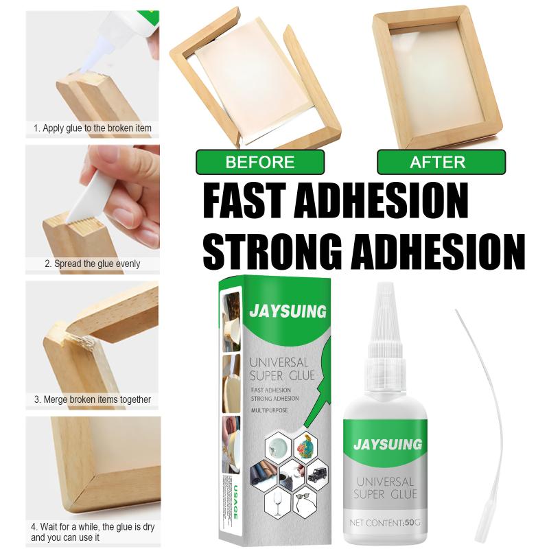 Universal Super Glue Gel Strong Adhesive Oily Surface for Metal Plastic Wood Ceramics Leather DIY Handicrafts Creative Repair