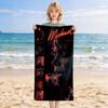 Michael Jackson Stylish Digital Printing Beach Towel Quick‑Drying Absorbent Blanket for Beach Pool Gym Travel C3179