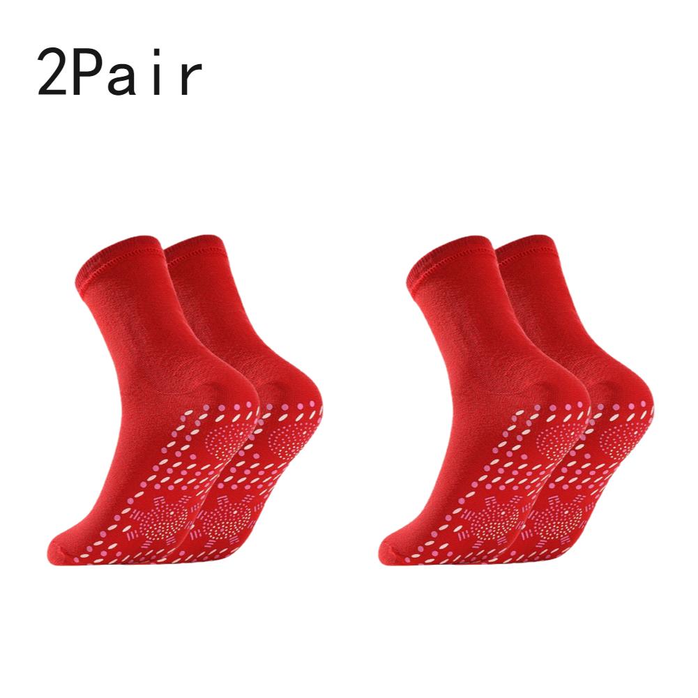 1-3Pair Self Heating Socks Winter Skiing Warm Socks Pain Relief Whole Foot One Size Socks Tourmaline Cold-Resistant for Winter