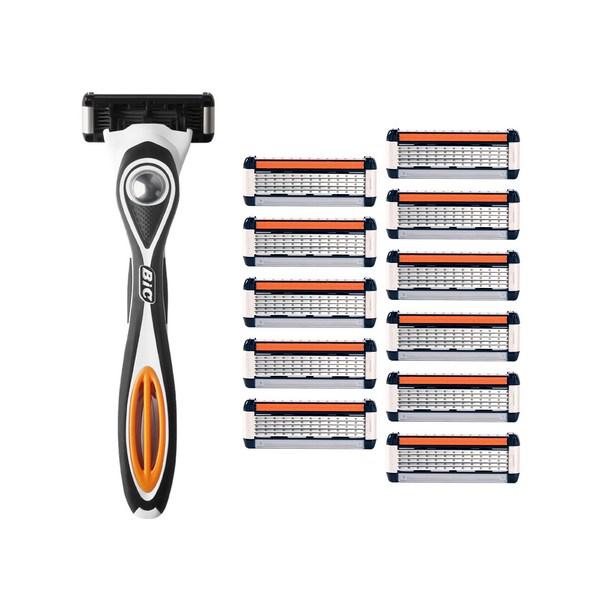 

Lazy Society razor set, shaving handle + 5 layers..., 1 set ,Korean razor blade