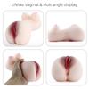 Mini muñeca sexual 3D de silicona, culo Sexy, Vagina Artificial, Anal, canales dobles, taza masturbadora masculina, Juguetes sexuales para hombres, masturbación para hombre