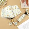 Umbrella Female Student Folding Sun Protection UV Protection Automatic Sun Protection Small Portable Flower Rain Or Shine Dual-Use Sun Umbrella