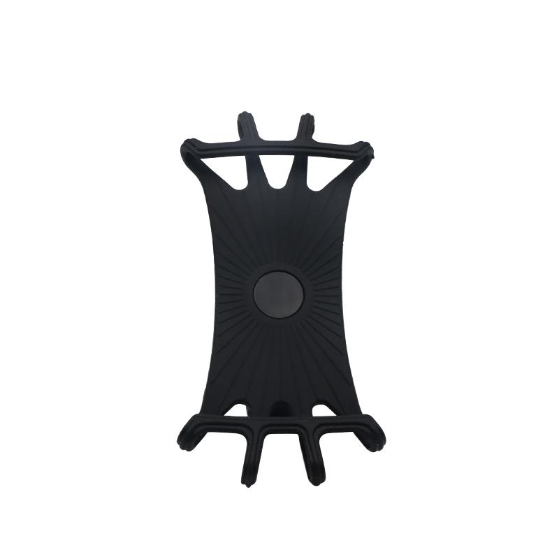 

Силиконовый держатель для телефона на велосипед, мотоцикл, для iPhone 12, 11, pro, max, 7, 8 plus, X, Xr, Xs, подставка для мобильного телефона, зажим для горного велосипеда, быстрое крепление чёрный