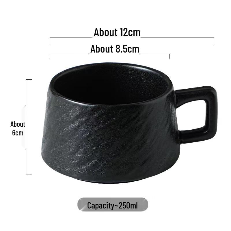 Retro Keramik Kaffeetasse und Untertasse Set mit Deckel