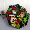 1pc Ben 10 Alien Force Umbrella - Automatic Opening & Closing, Portable 3-Fold Design, 8-Rib Iron Frame Outdoor Umbrella, Ideal Gift for Fans, Travele