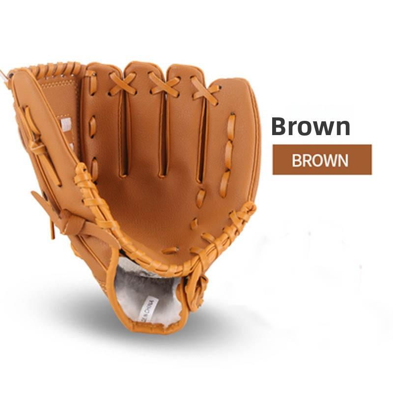Baseball Gloves PVC PU for Children Teens Adults Team Building Training Equipment Sports Fans Supplies Catching Gloves