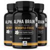 Alpha Brain Nootropika-Kapseln – Gedächtnis, Fokus & Kognitive Unterstützung (30 Karat)